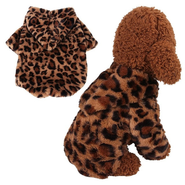 Leopard Dog Coats